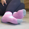 Rosa-Graue Sportsocken